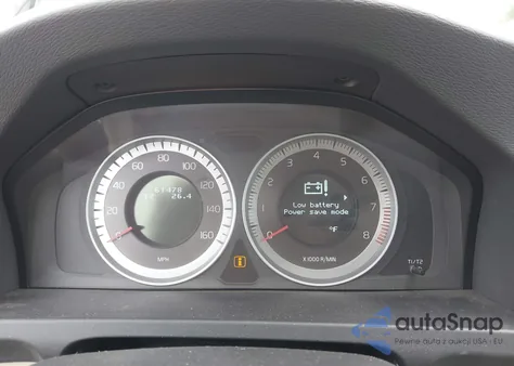 2013 Volvo S60 T5 from USA, damaged, VIN YV1612FS7D1226588